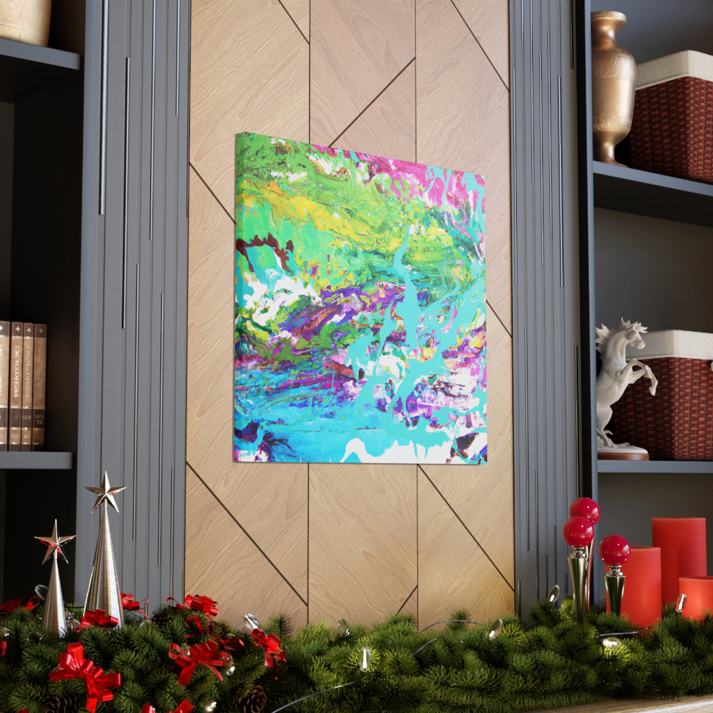 Vibrant Splendor - Abstract Canvas