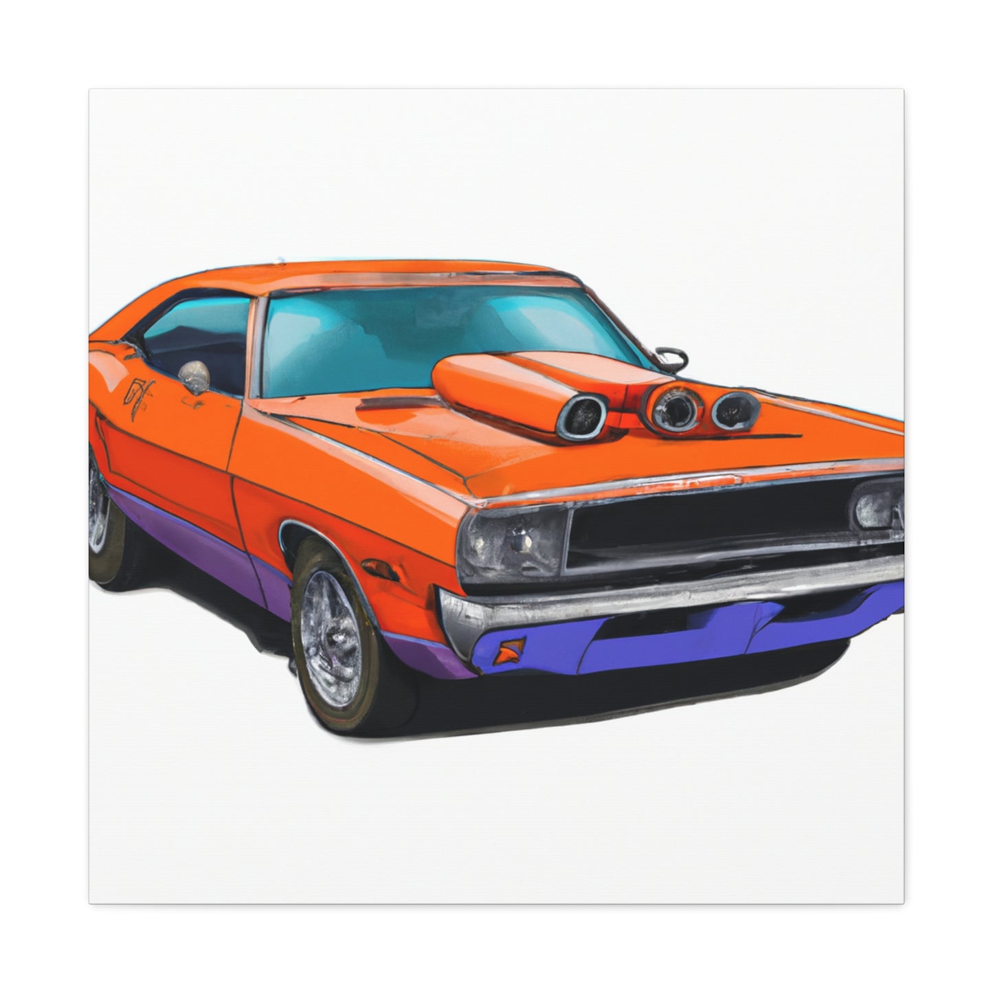 Vintage Vroomer - Automobile - Canvas