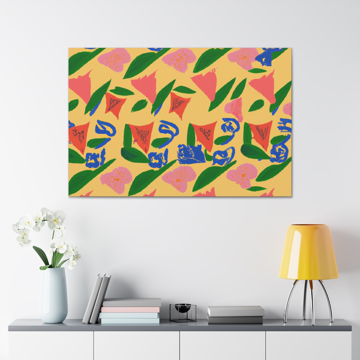 Primrose - Floral - Canvas