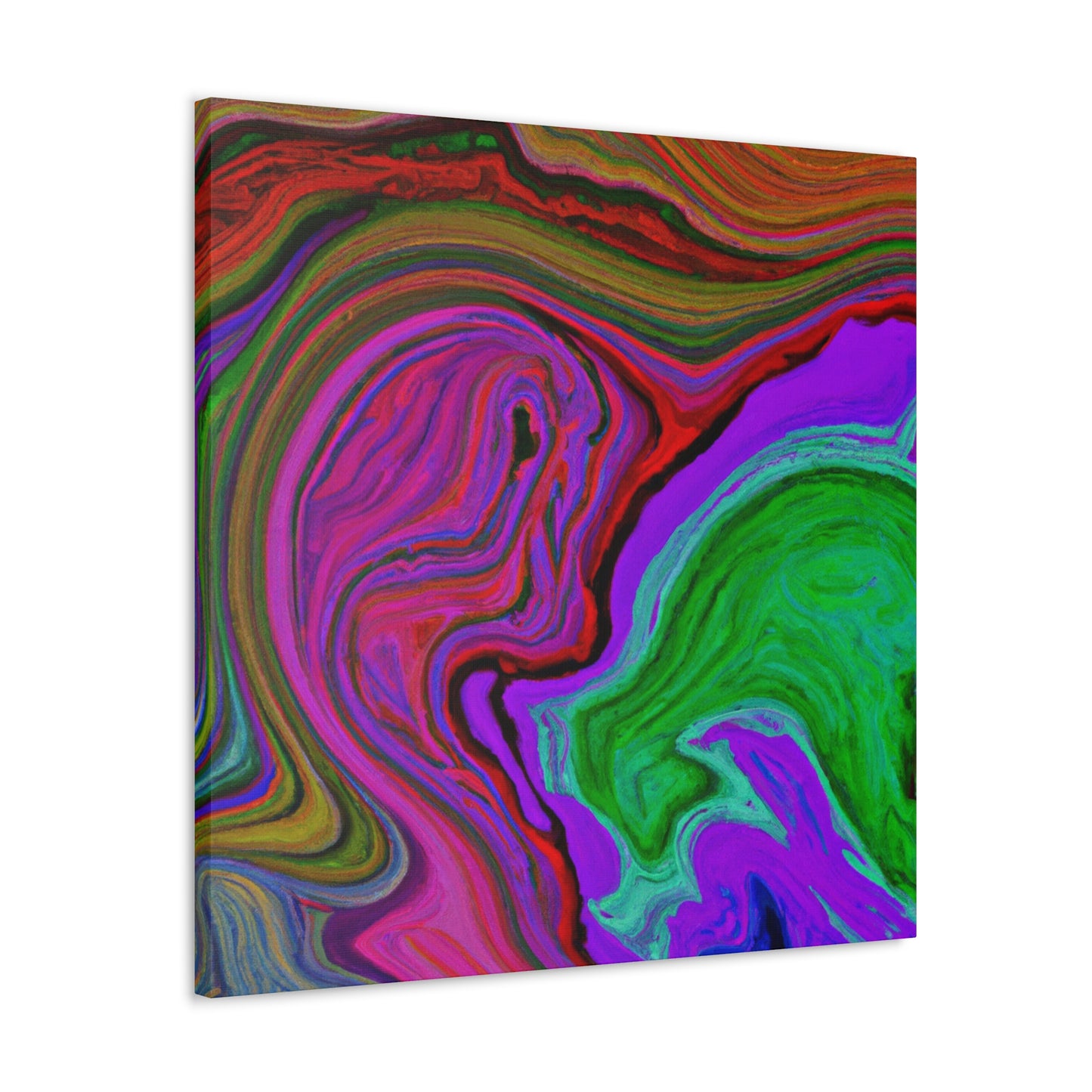 Aqua Mist - Abstract - Canvas