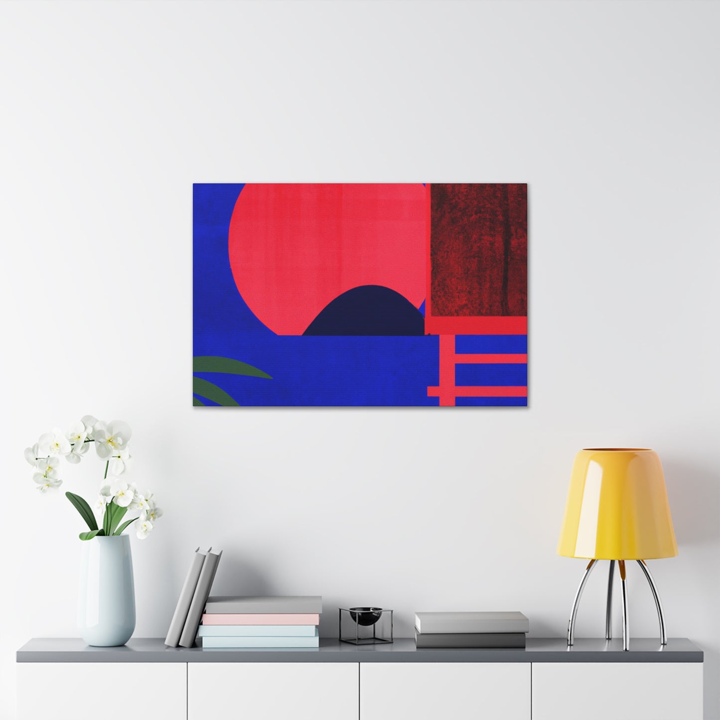 Twisted Teardrop - Midcentury - Canvas