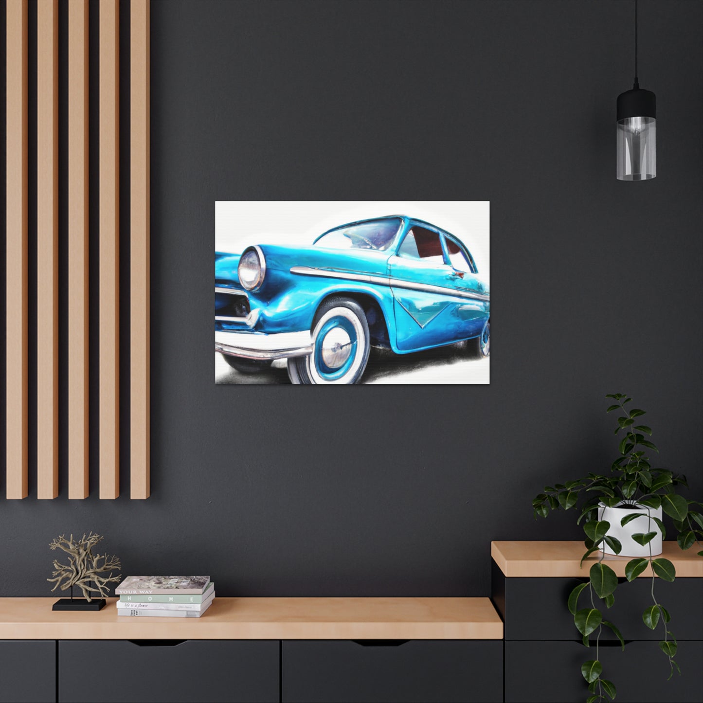 Old Bluey- Automobile Canvas