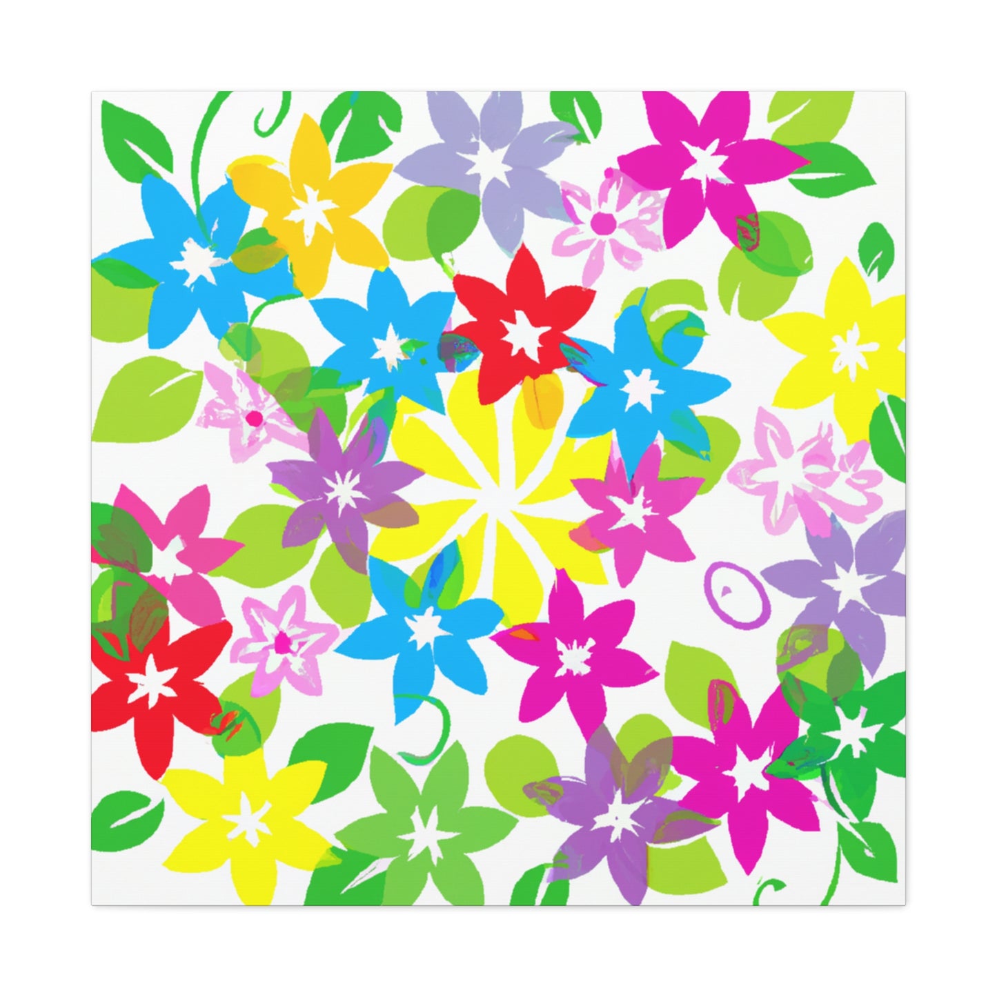 Blossom Palette - Floral - Canvas