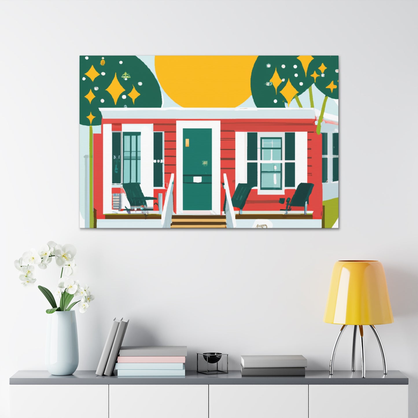 Uproot- Midcentury - Canvas