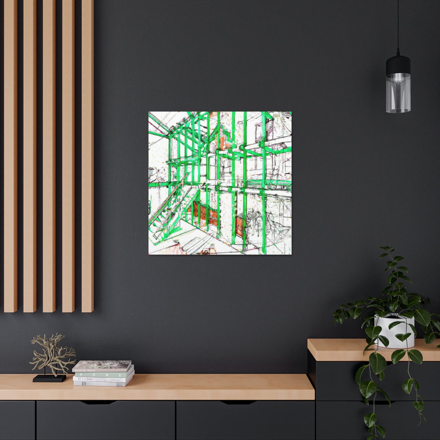 Baffling Hollister - Architectural Canvas