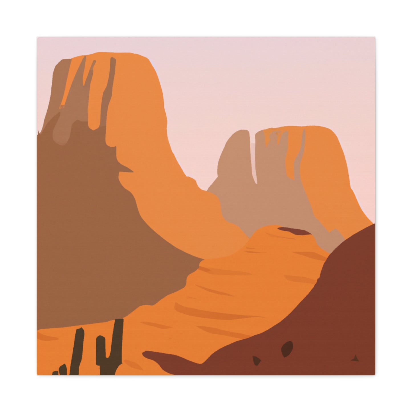 Desert Bloom - Landscape - Canvas