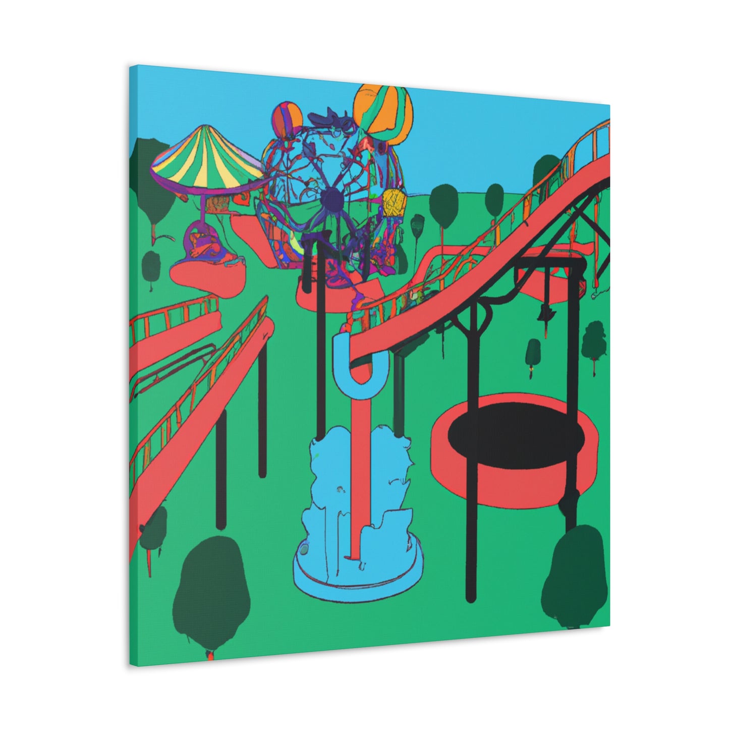 Mystic Meadow-Landscape - Amusement - Canvas
