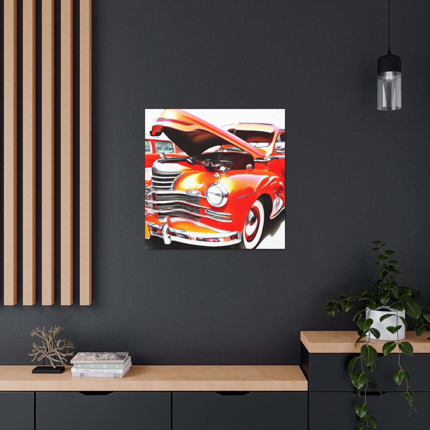 Redish Relic - Automobile Canvas