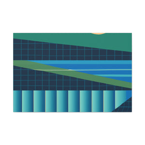 Streamy Pangolin. - Midcentury Canvas