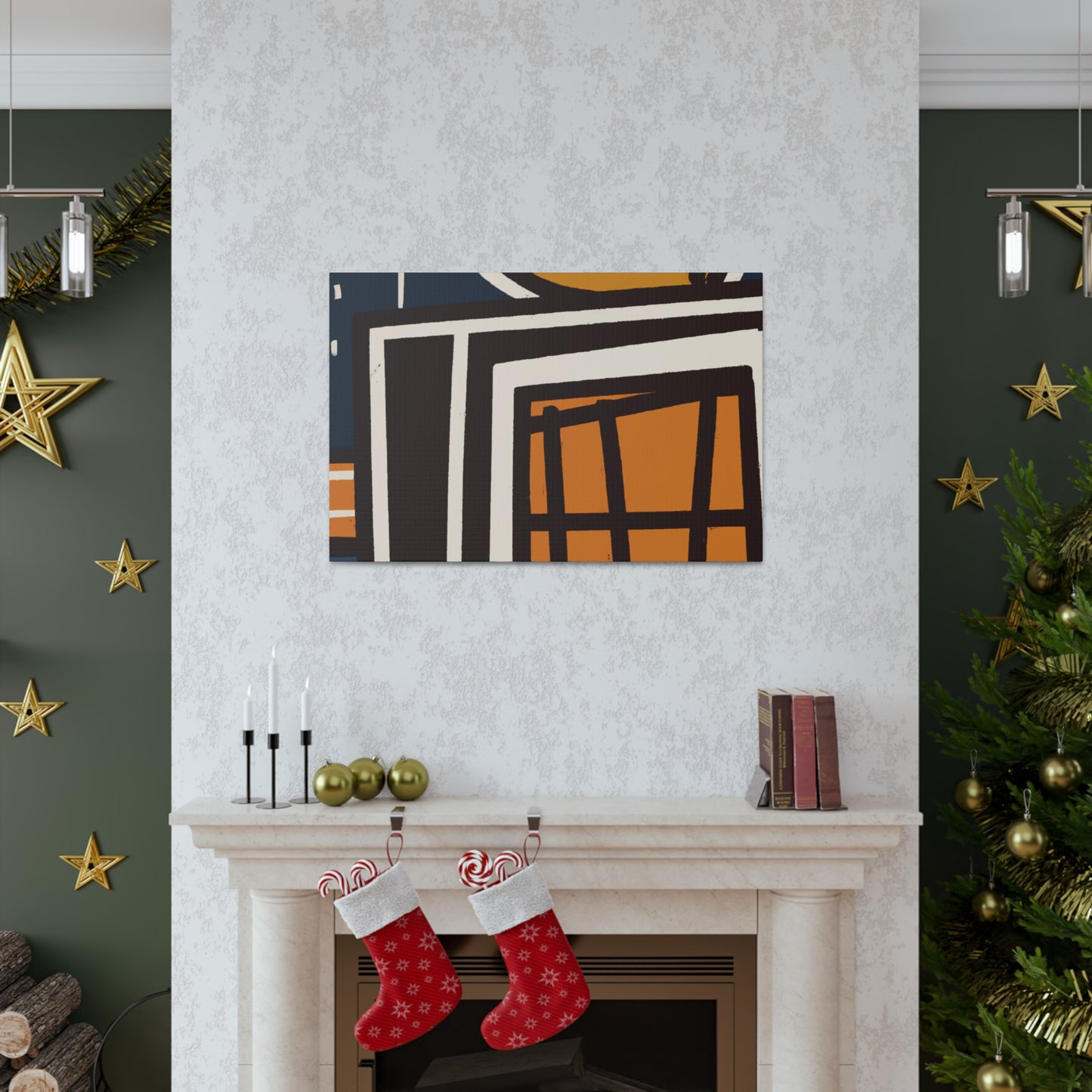Edgy - Midcentury Canvas