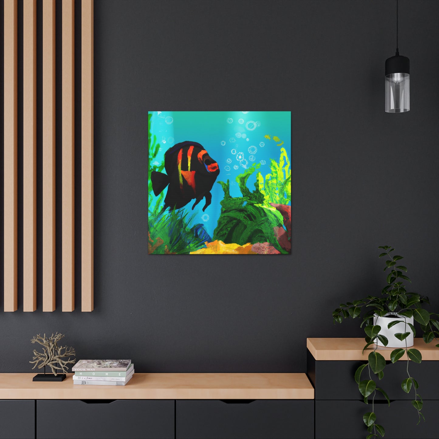 "Crest of the Deep Blue" - Underwater Canvas