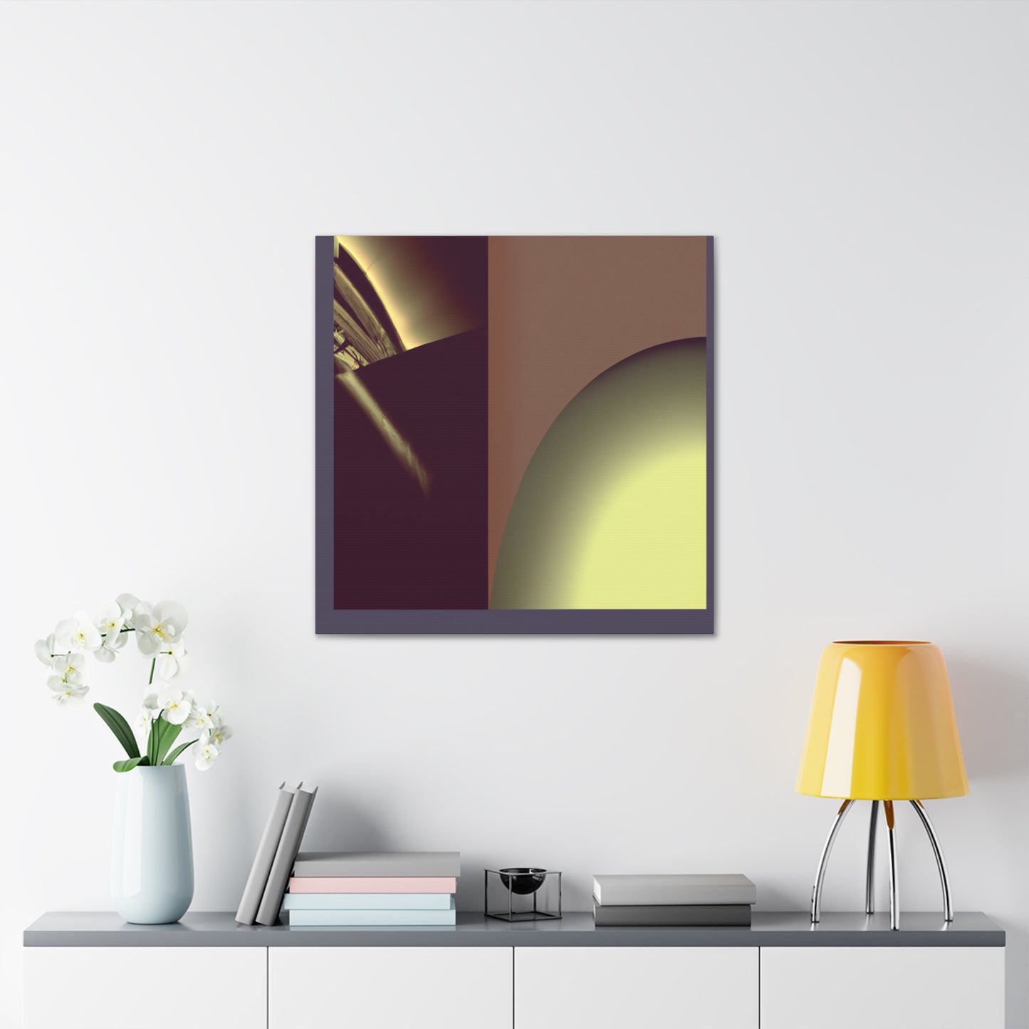 "Twilight Skyline" - Art Deco Canvas