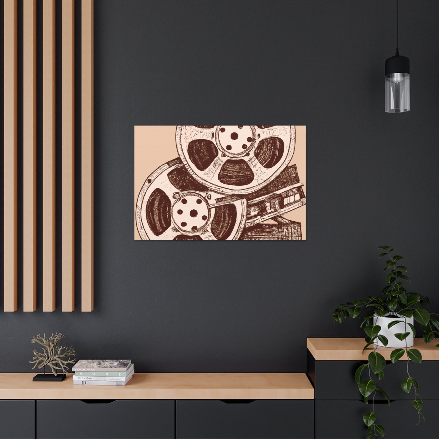 Reel Smashers - Retro Music and Film Canvas