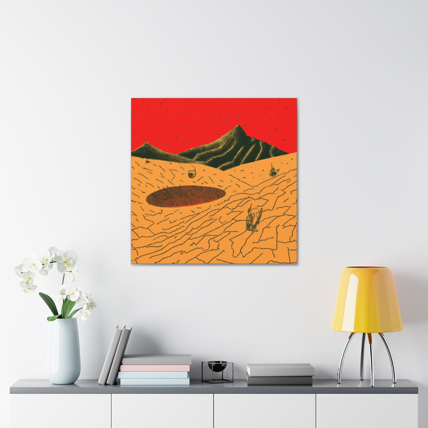 Candied Sand - Vintage Contemporary - Desert - Canvas