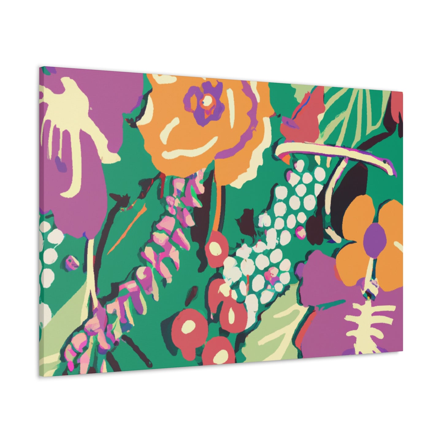 Blooming Breeze - Floral - Canvas