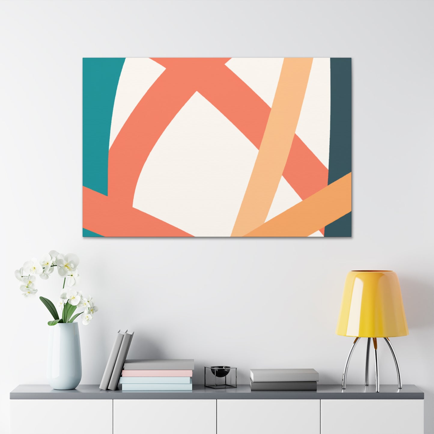 Speckled Skies - Midcentury - Canvas