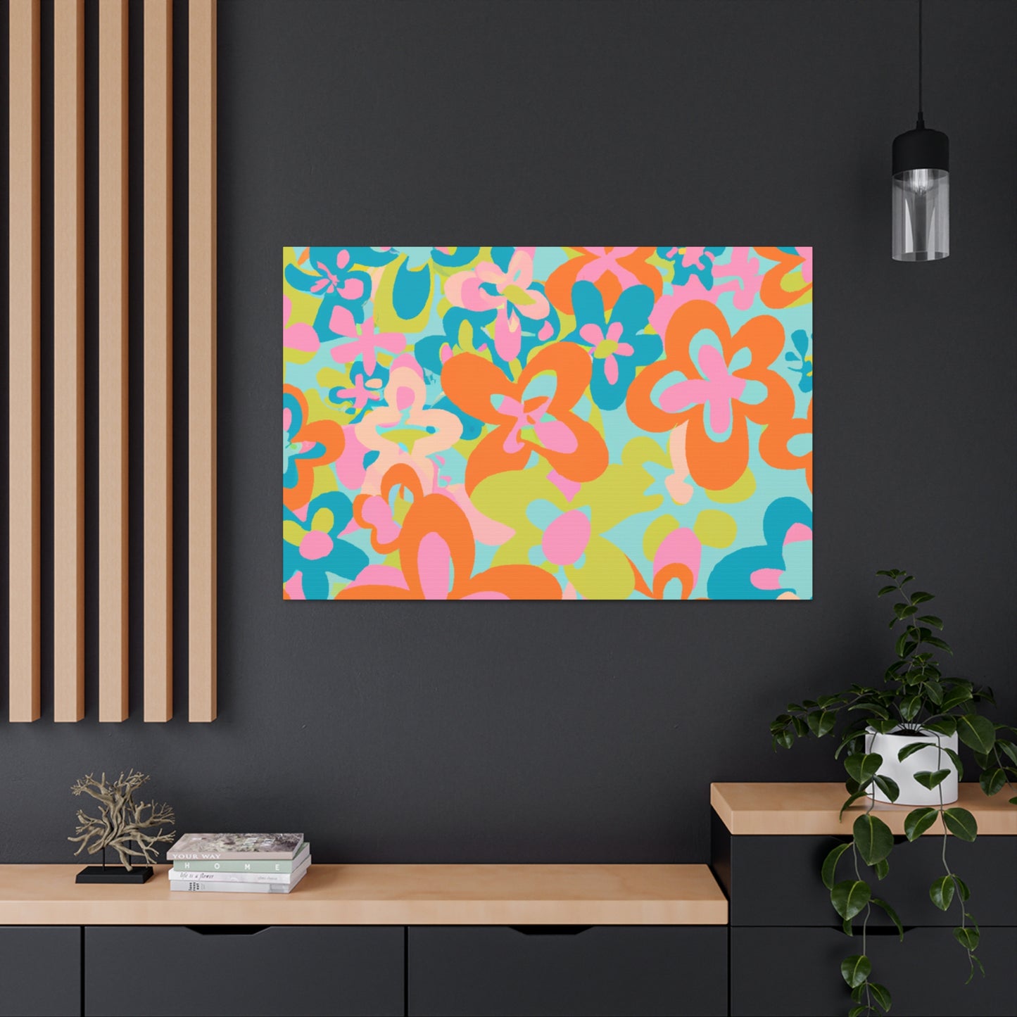 "The Blooming Bouquet" - Floral Canvas