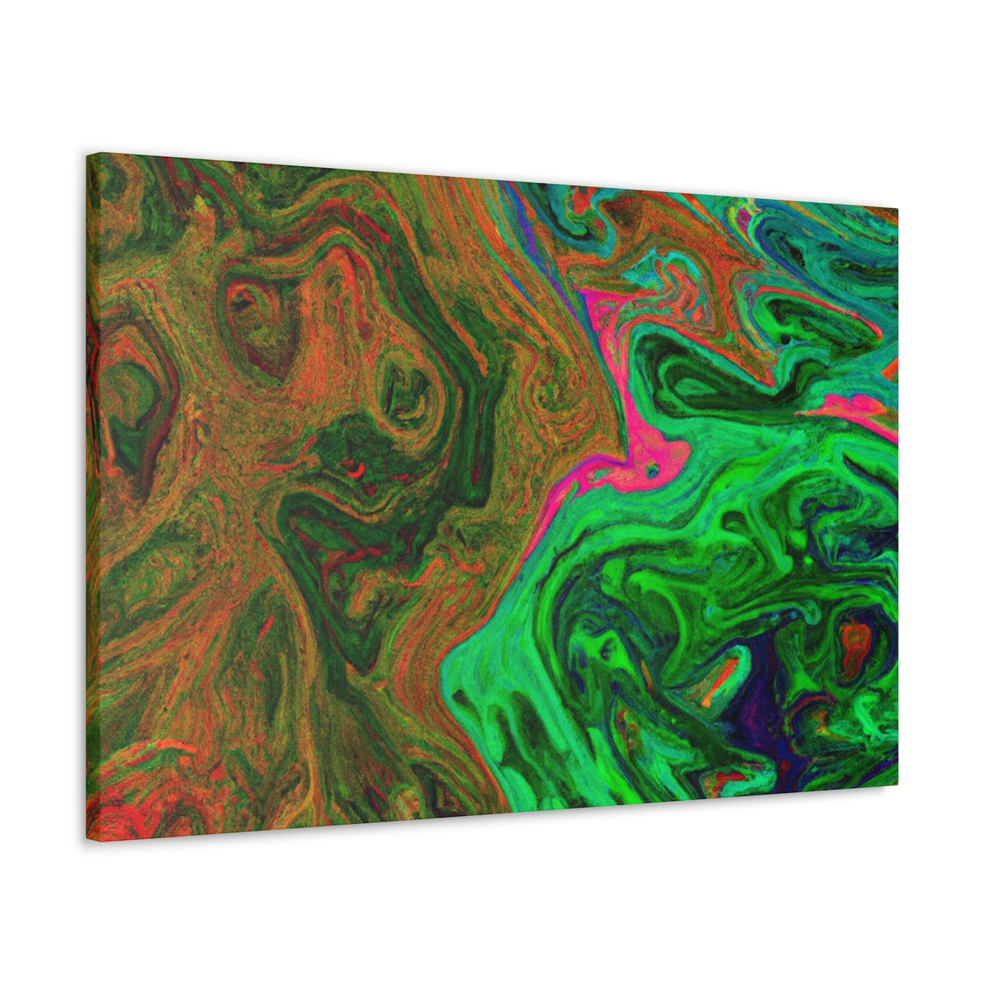 Green Mean - Canvas - Abstract
