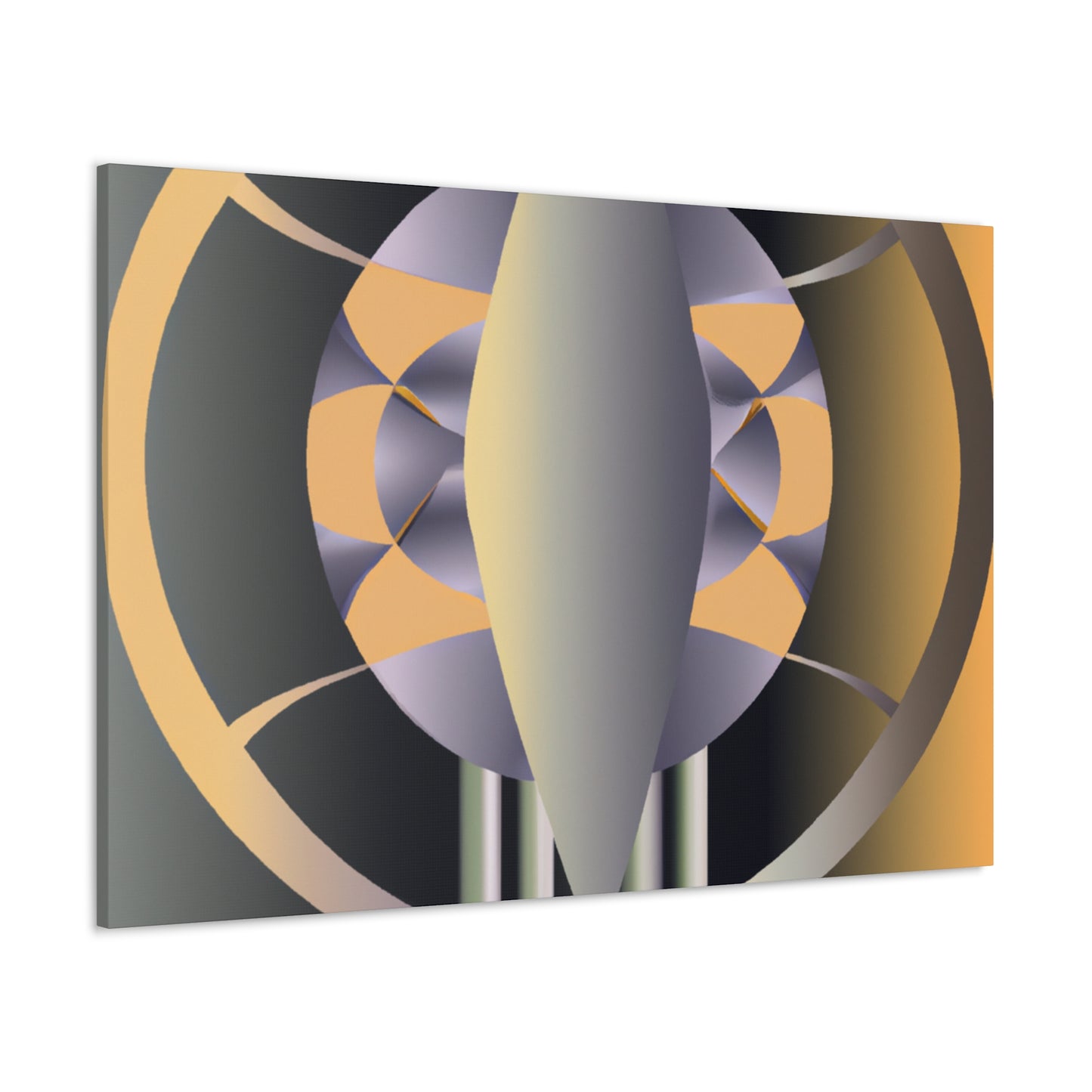 The Spire. - Retro Design Canvas Art Deco