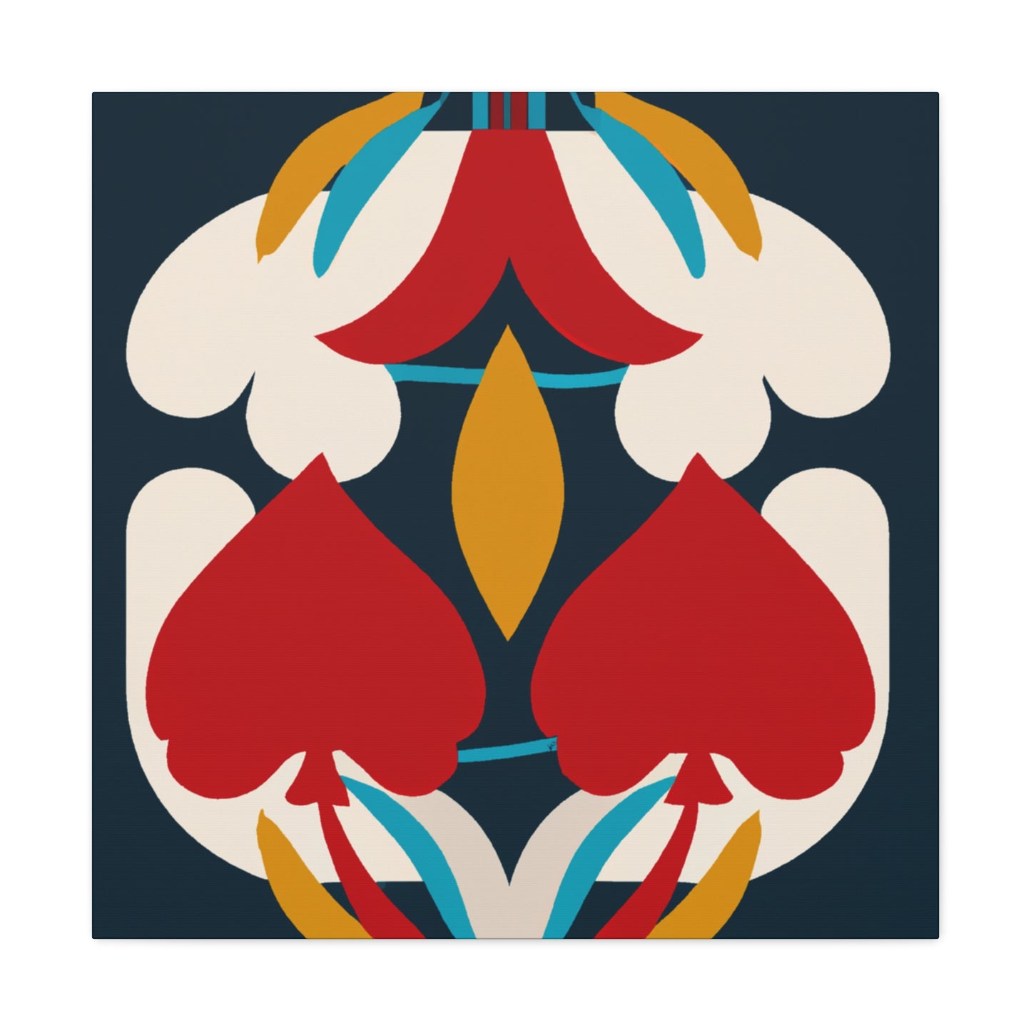 Glowfinch - Midcentury Canvas