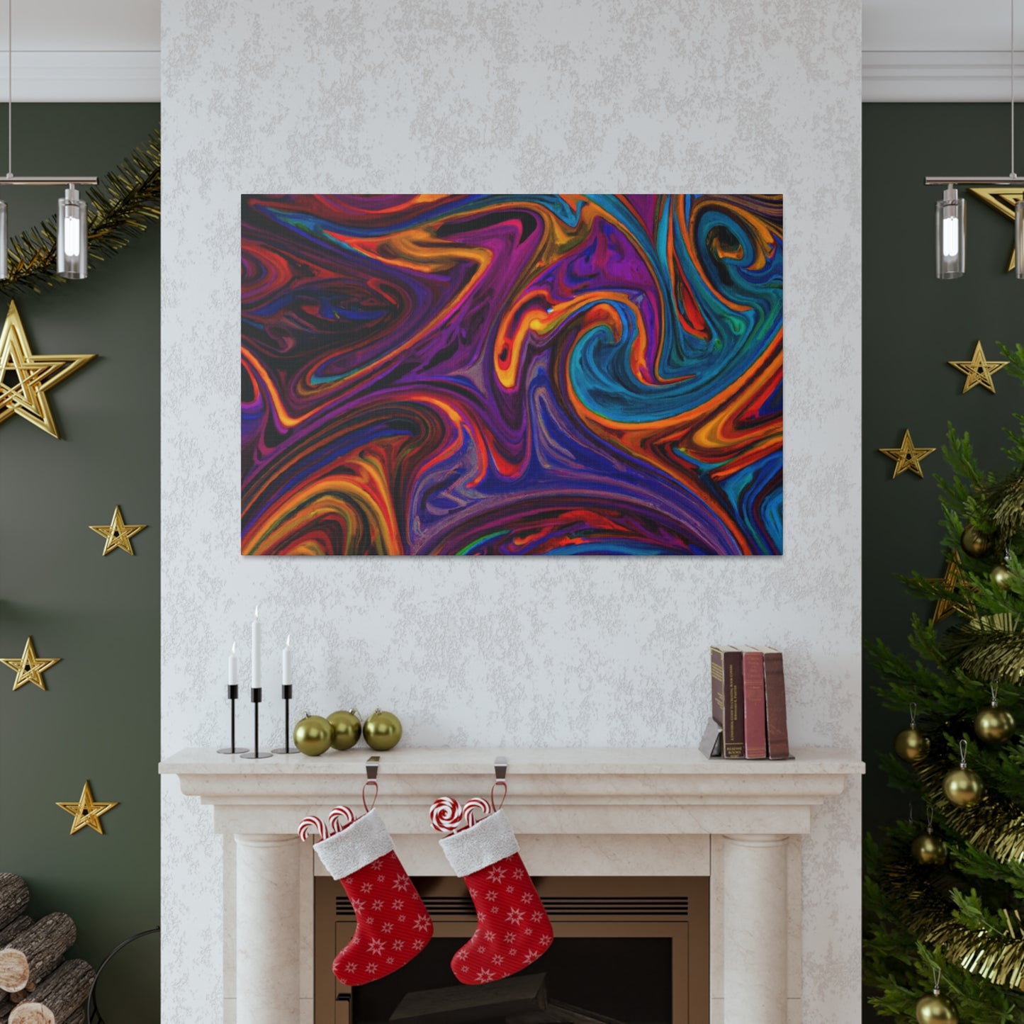 Dark Mystery - Canvas - Abstractt