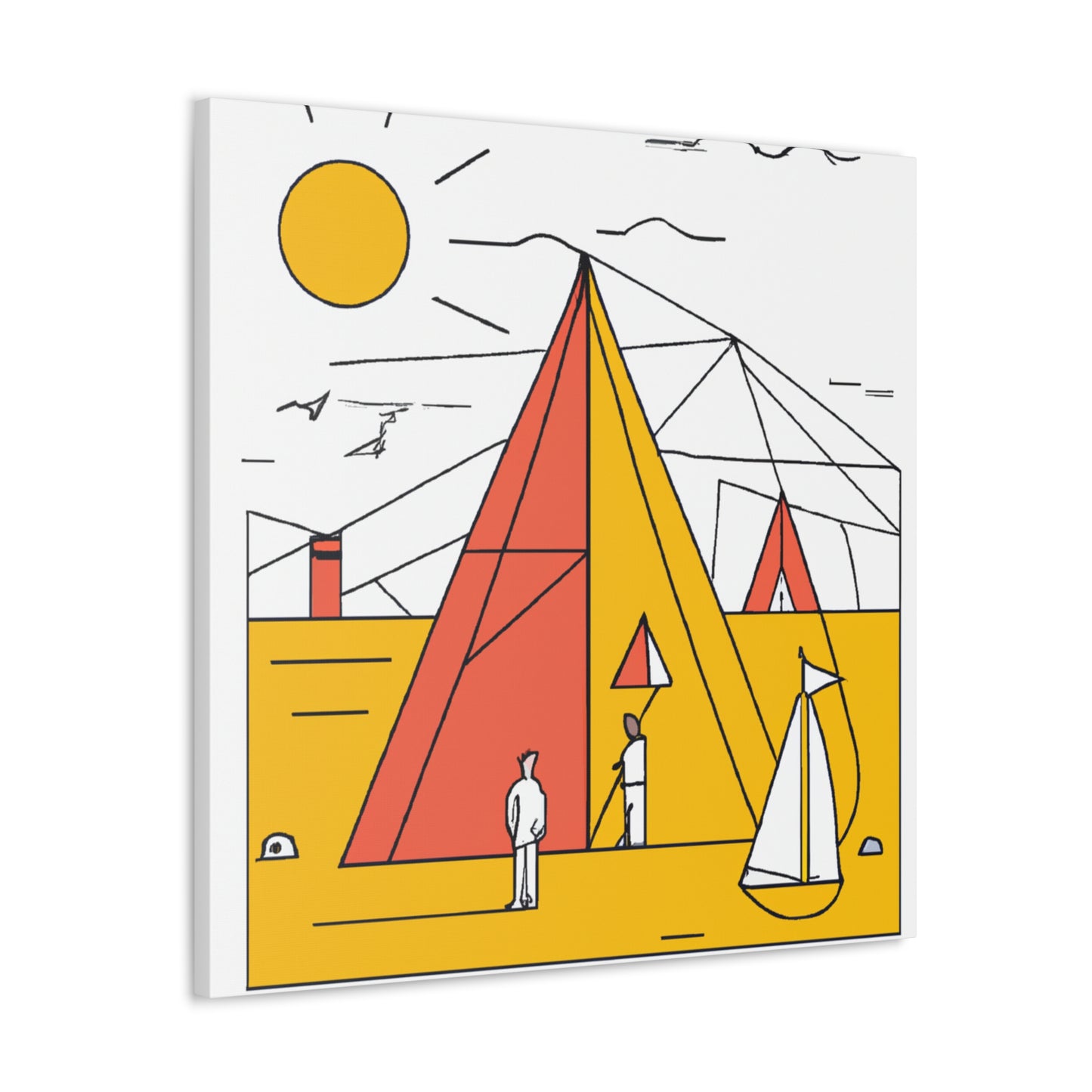 Stillness Abound - Minimalism - Canvas