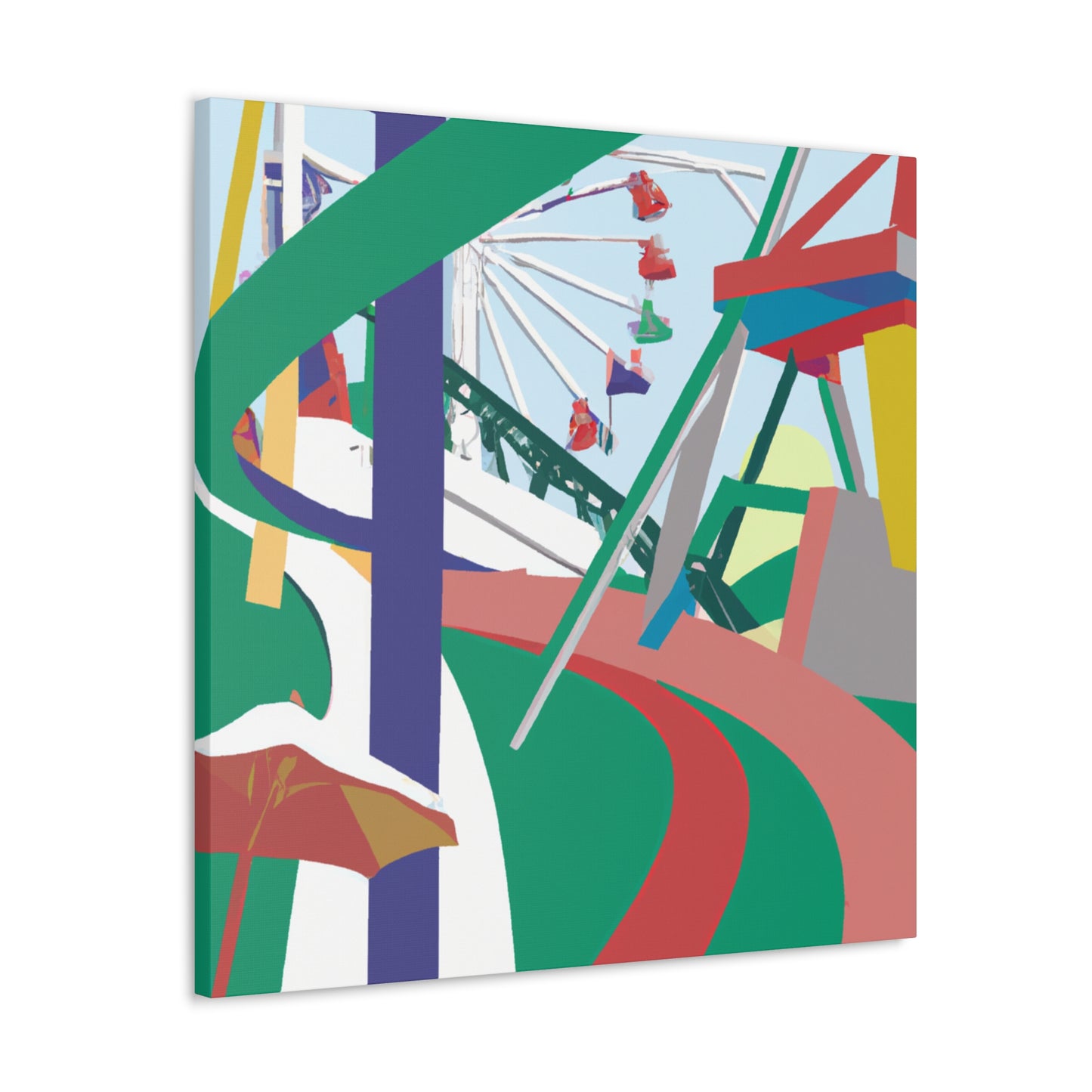 Magical Carousel - Amusement - Canvas