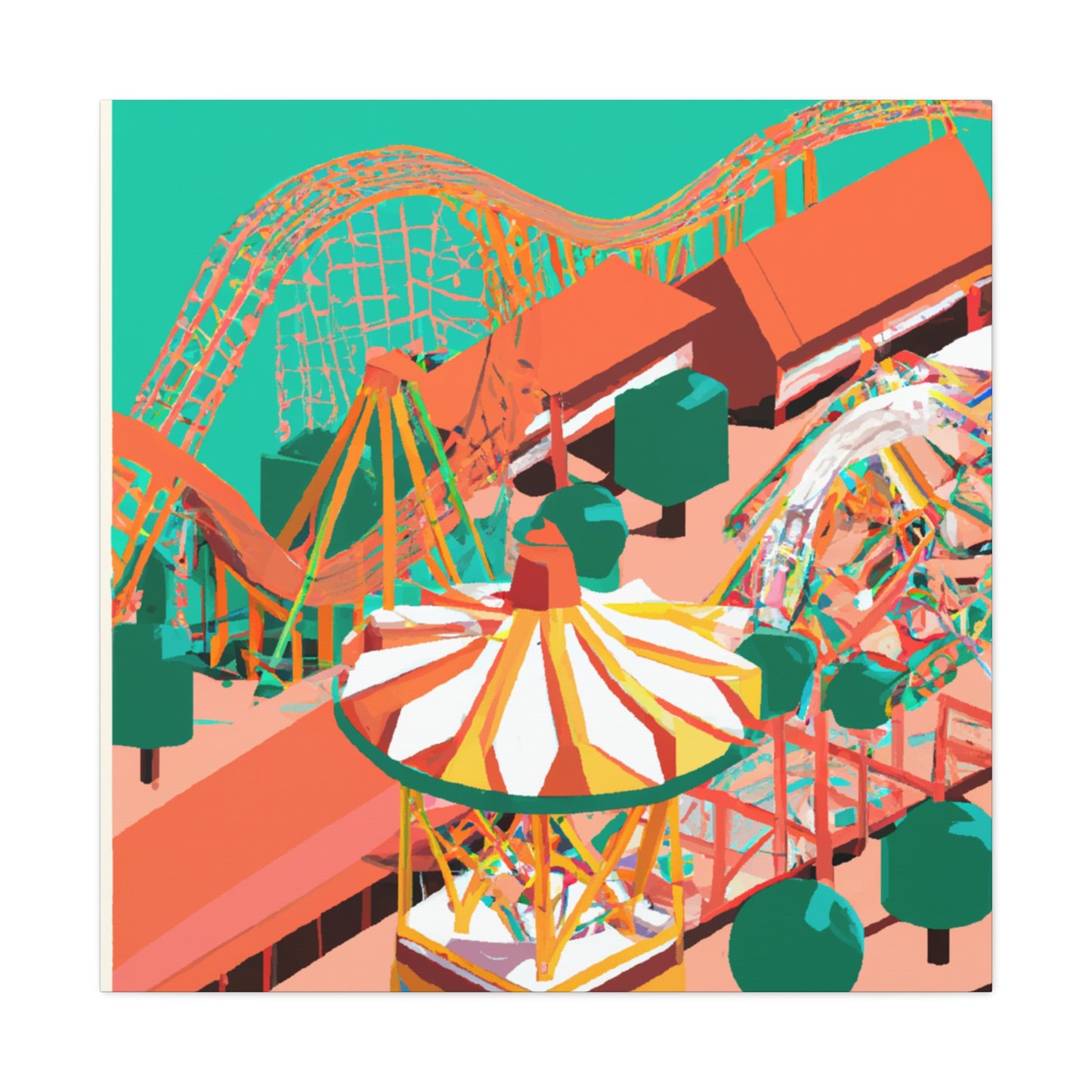 Magic Forest - Amusement - Canvas