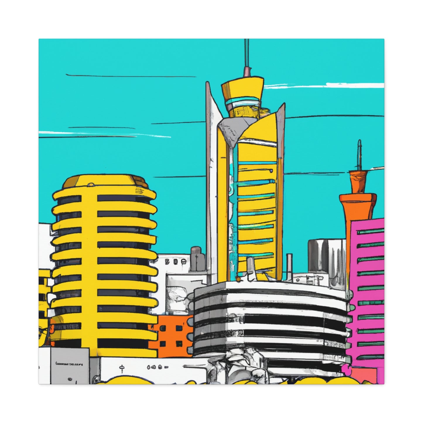 Mouzaffar - Middle East - Canvas