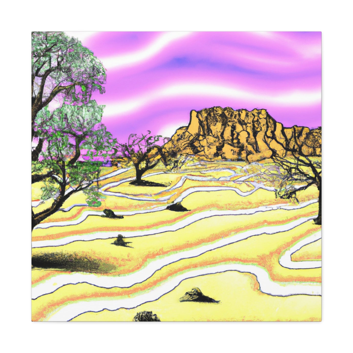 Desertgem Landscape - Canvas