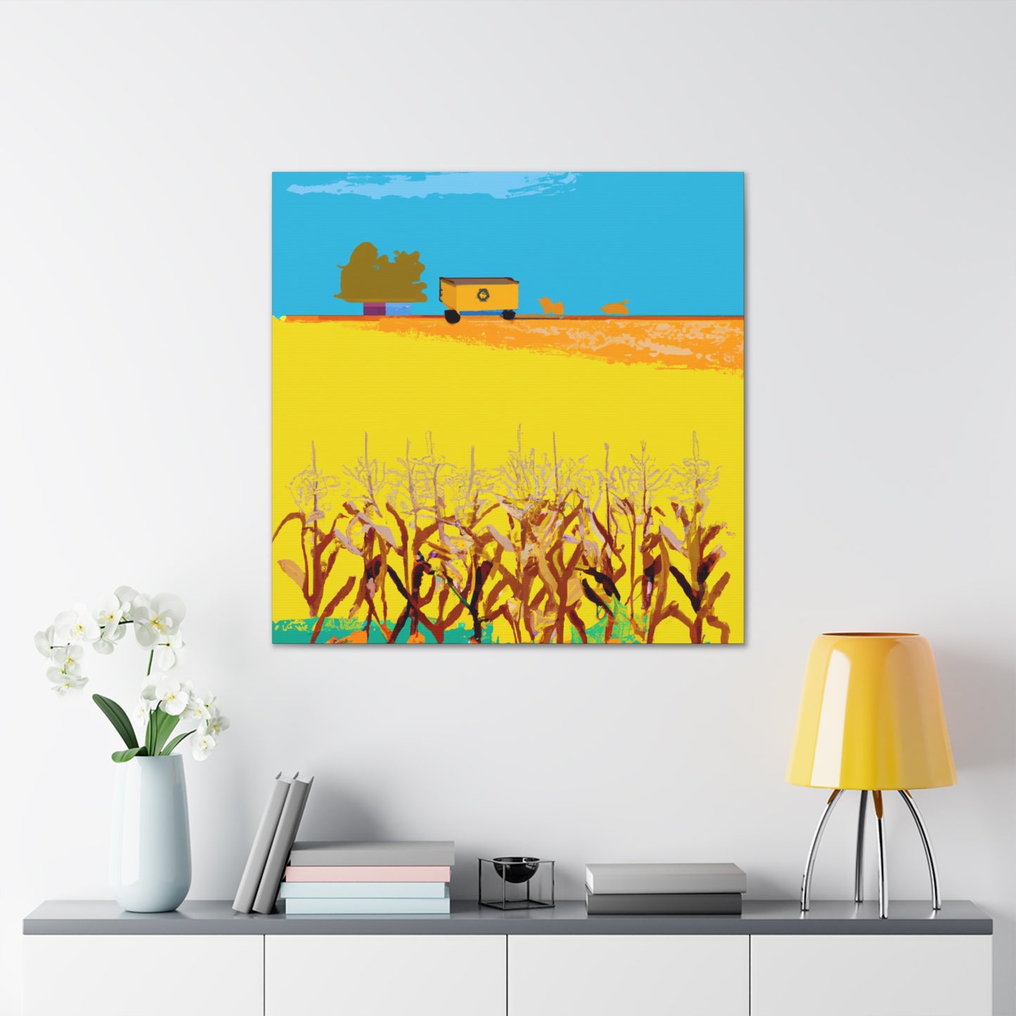 Wheat Fields - Farm - Canvas