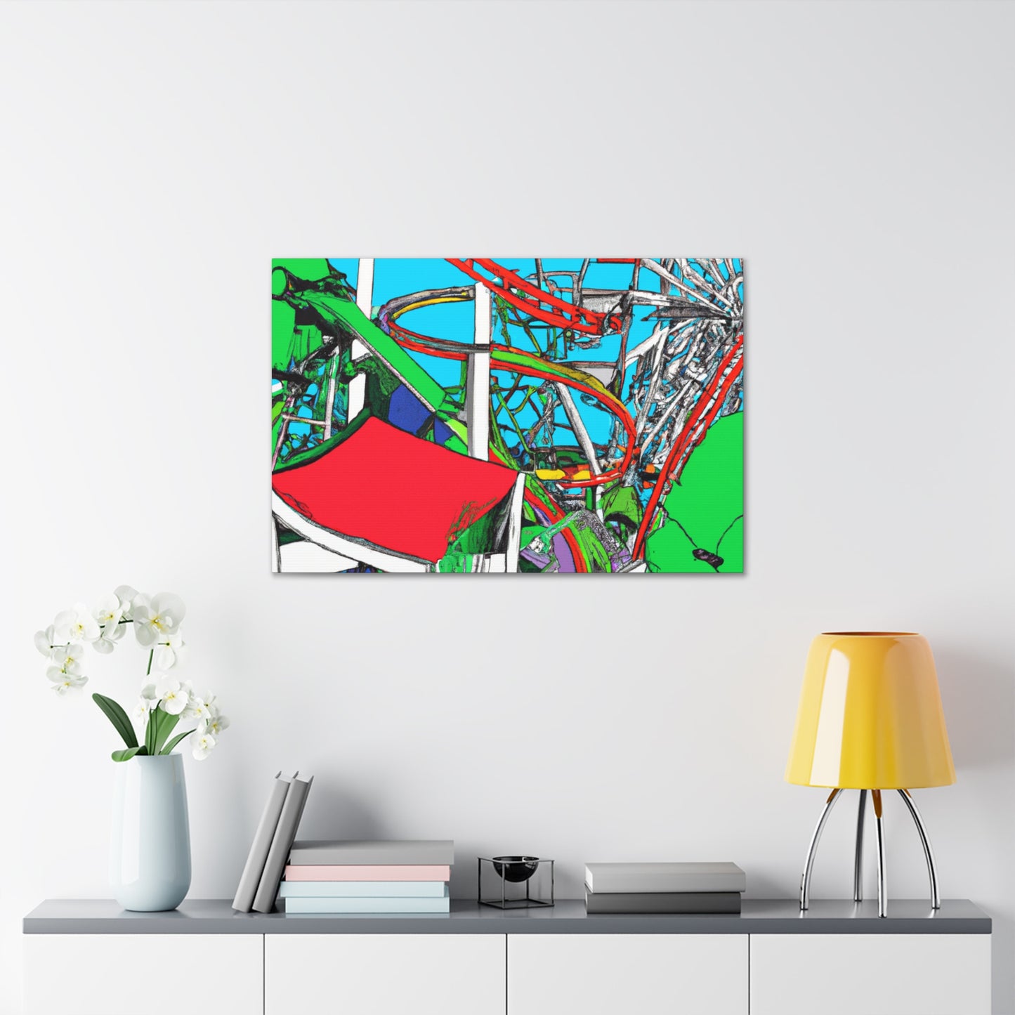 Arcadia Splashes - Amusement - Canvas