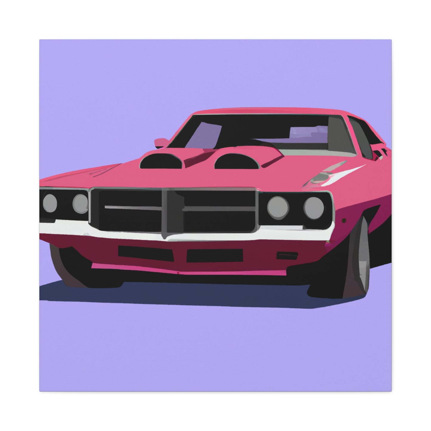 Hotrod Homerun - Automobile - Canvas