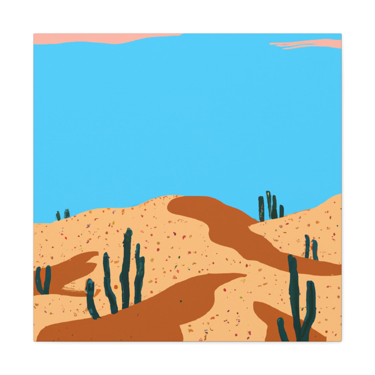 Easton Paisley - Vintage Contemporary - Desert - Canvas
