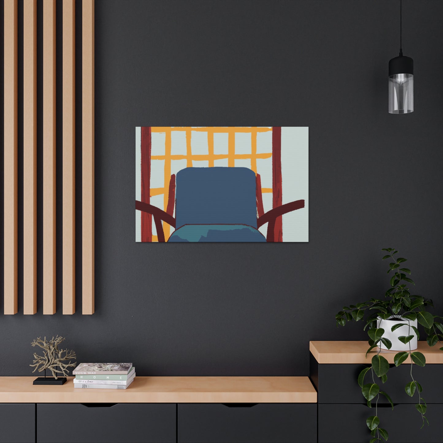 Blueback Flashgleam. - Midcentury Canvas