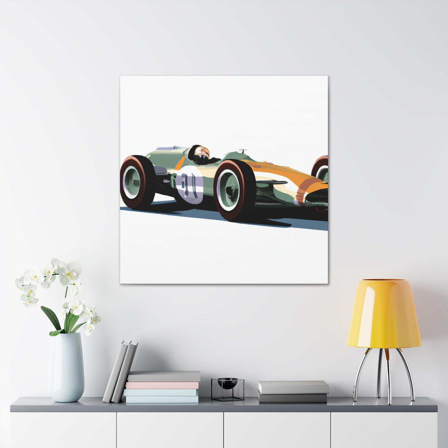 The Red Streak - Automobile - Canvas