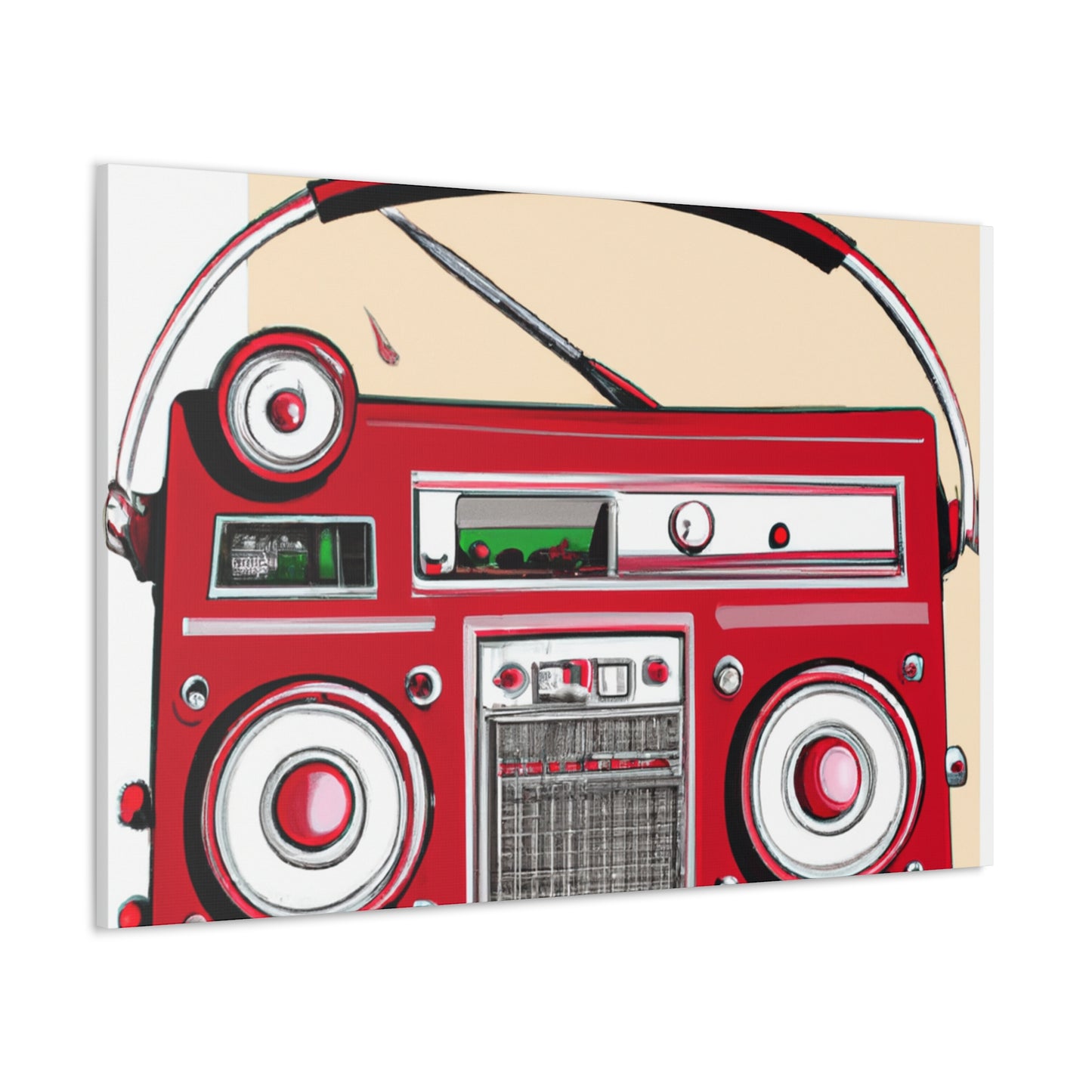 The Box - Retro Music and Film Canvas