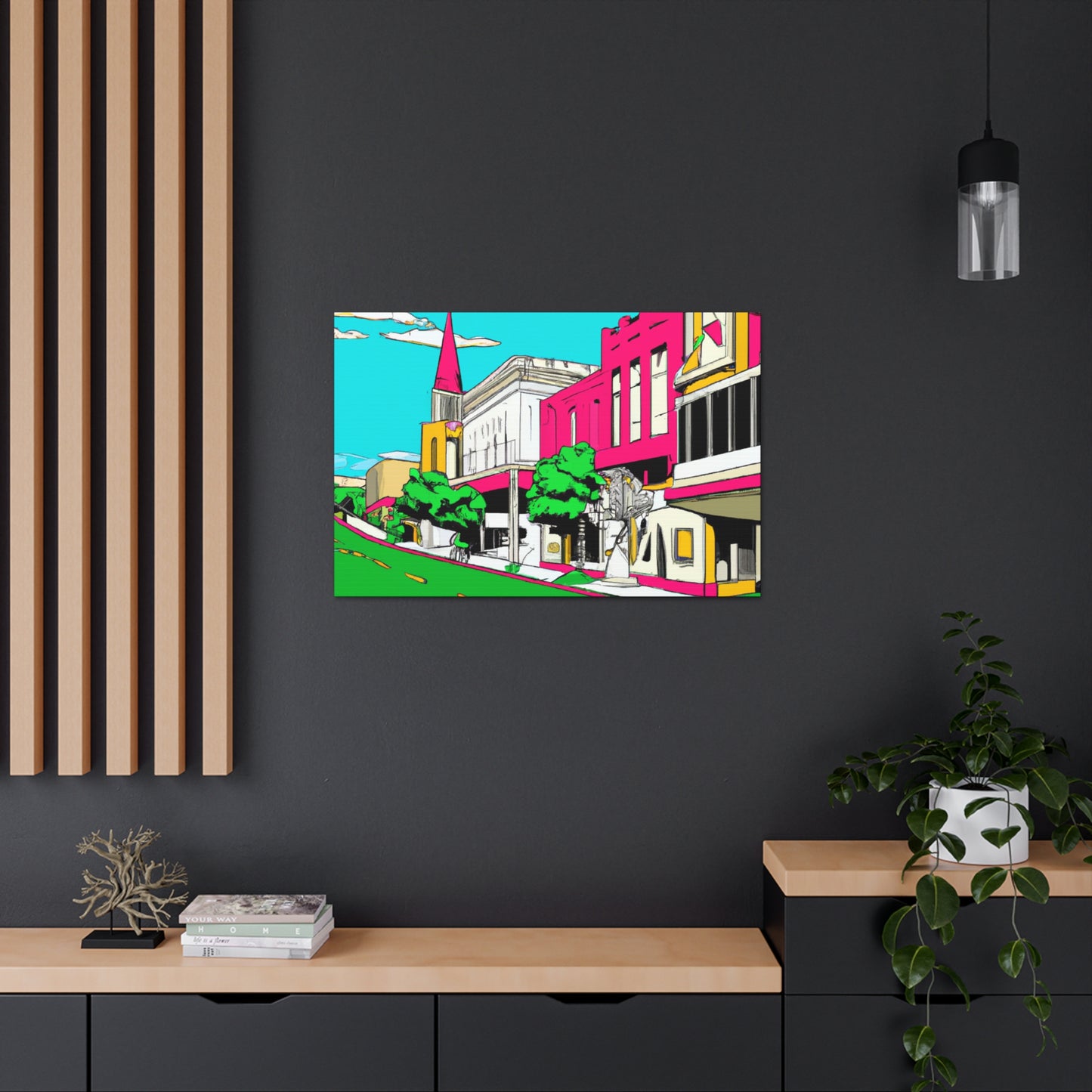 Moonlight Drive-In. - Pop Art Canvas