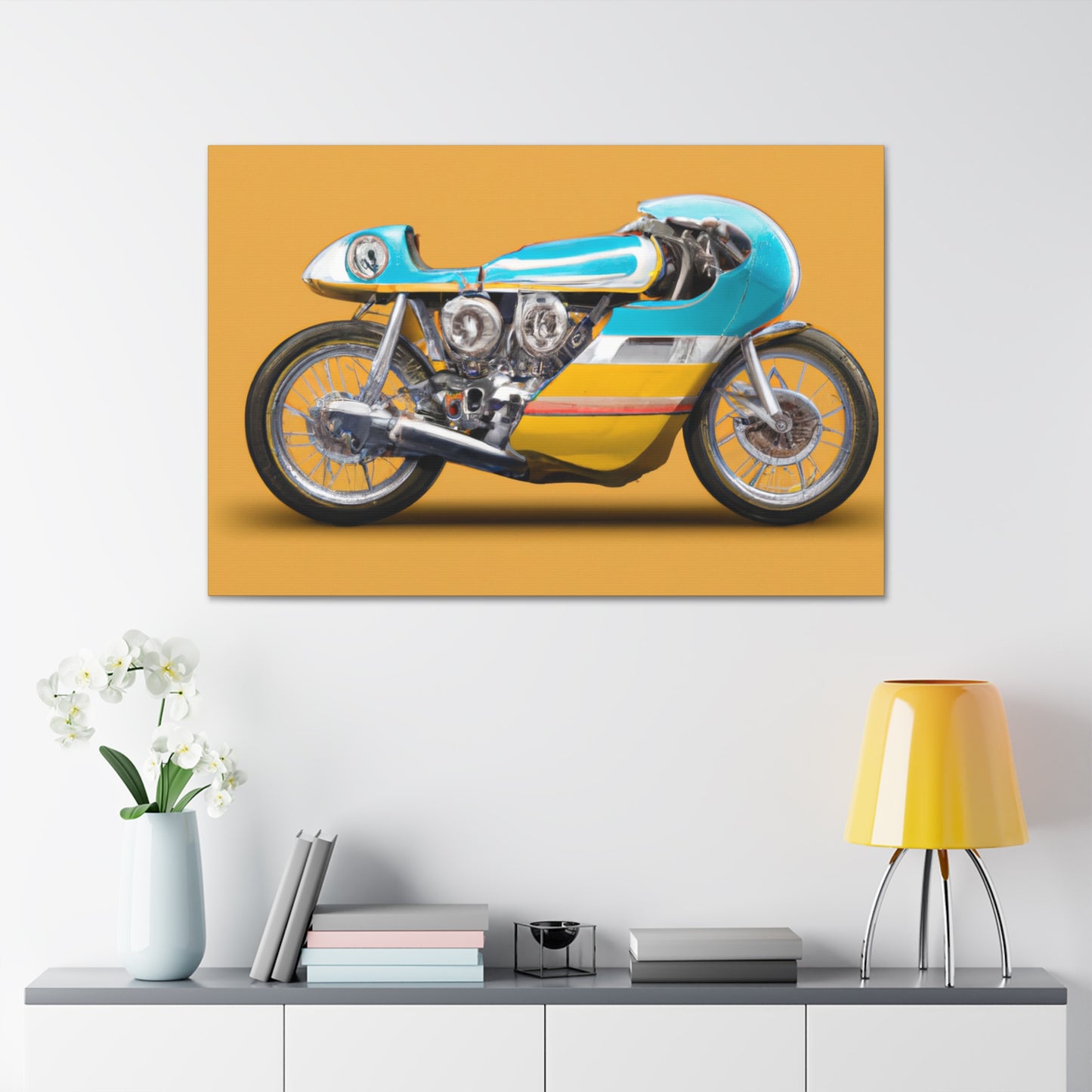 The Firecycle - Automobile - Canvas