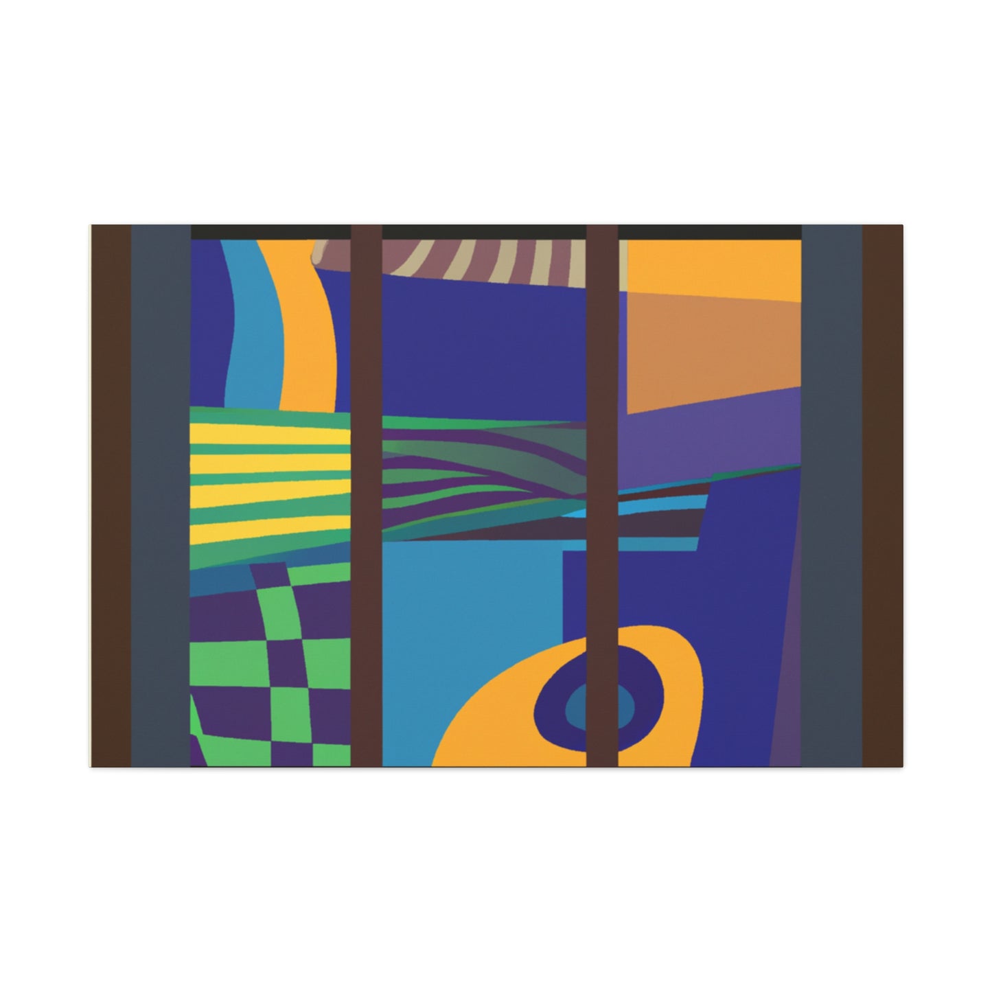 Amaze-Owl - Midcentury Canvas