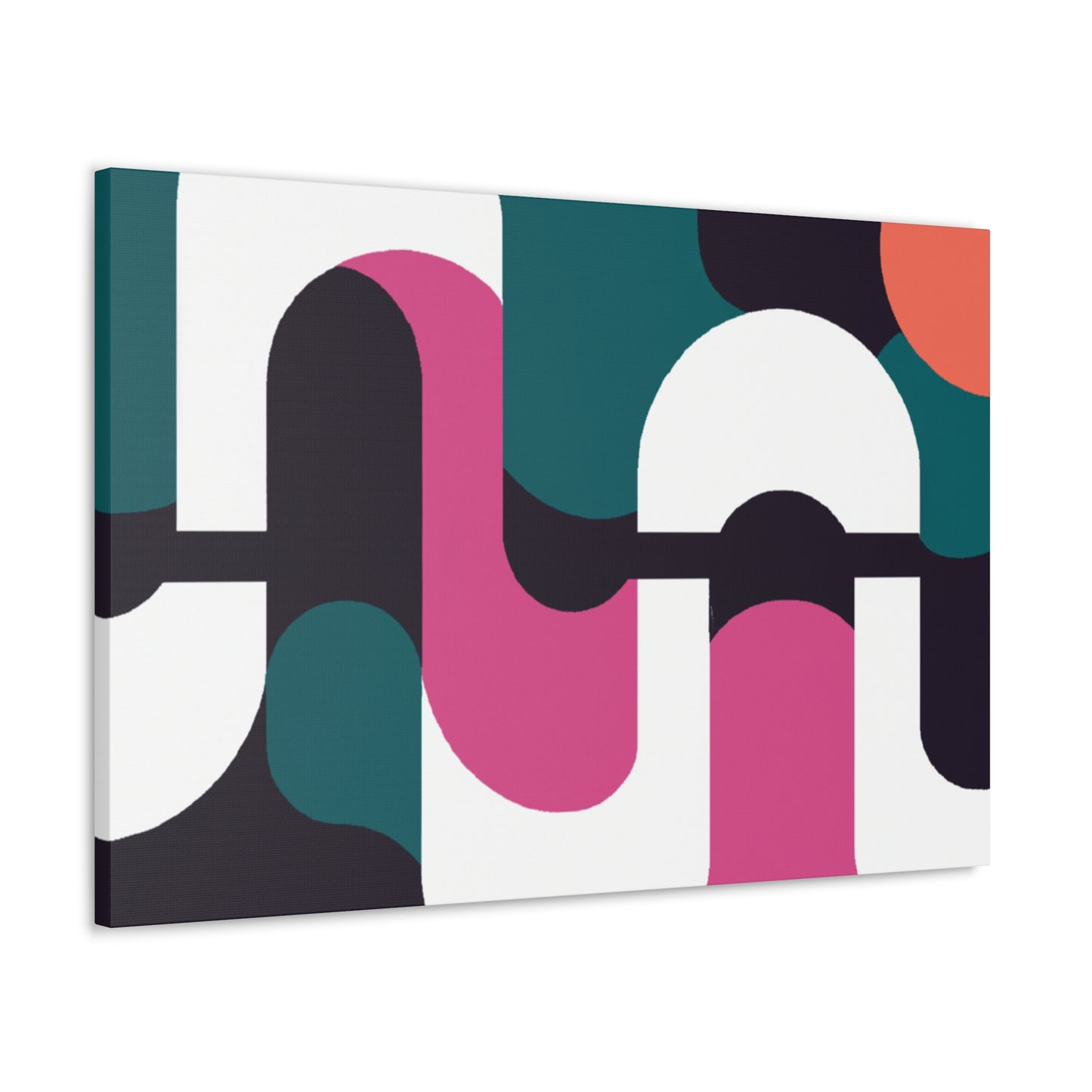 Dashing Squares - Midcentury - Canvas