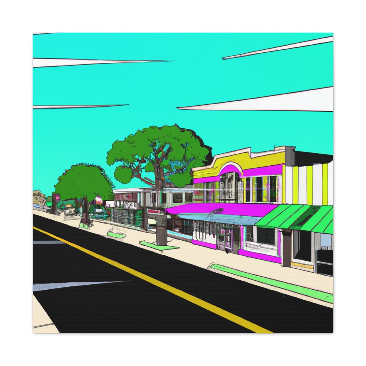"Bop-A-Rama" - Pop Canvas