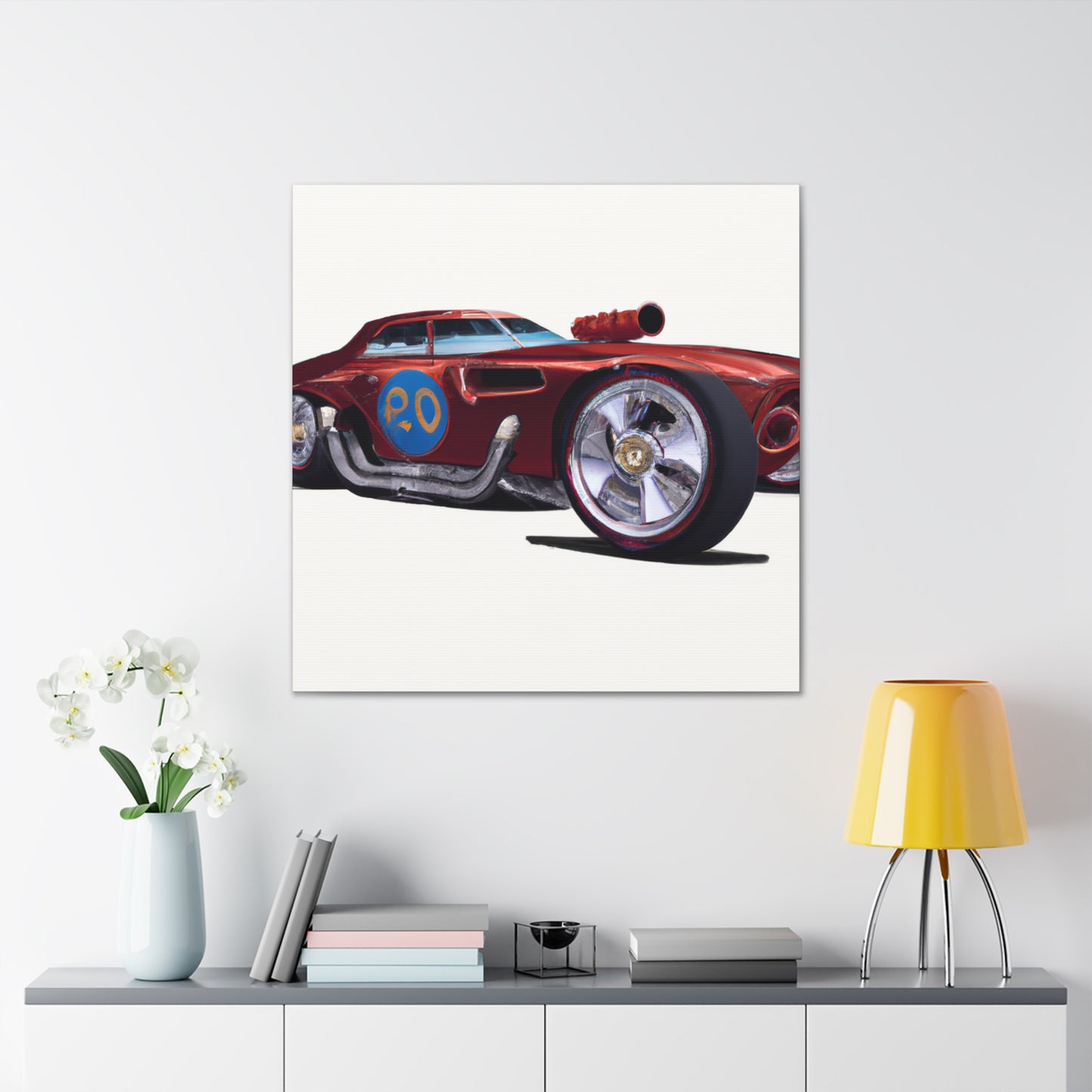 Hot Rod Scorcher - Automobile - Canvas