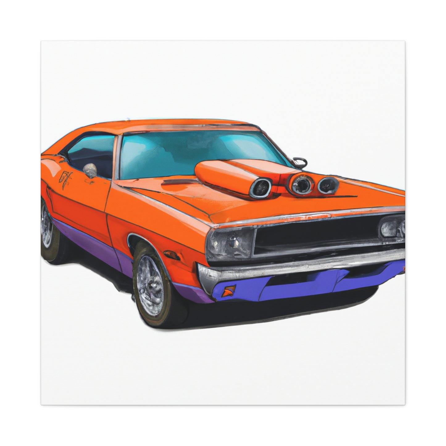 Vintage Vroomer - Automobile - Canvas