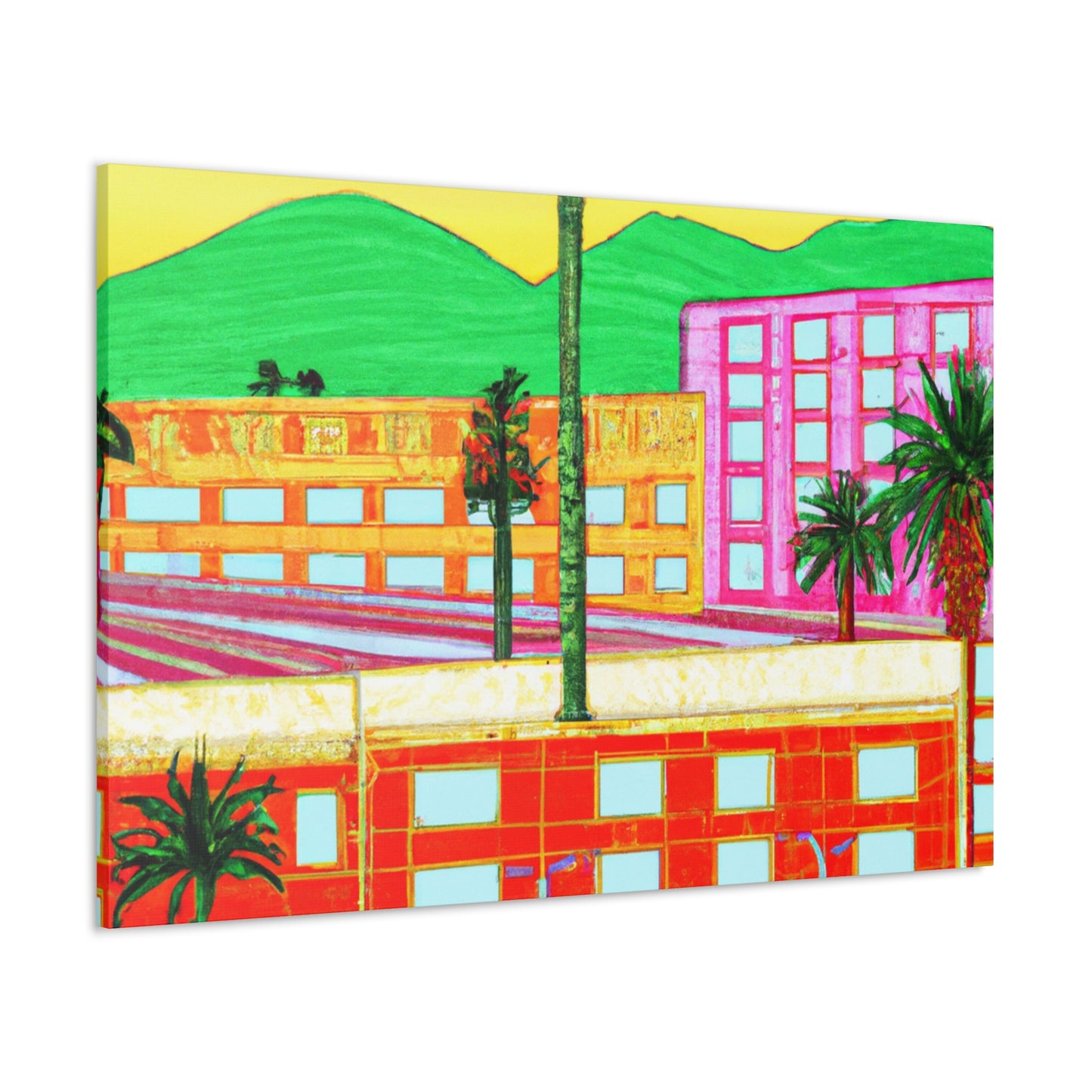 Sahara Splendor - Architectural - Canvas