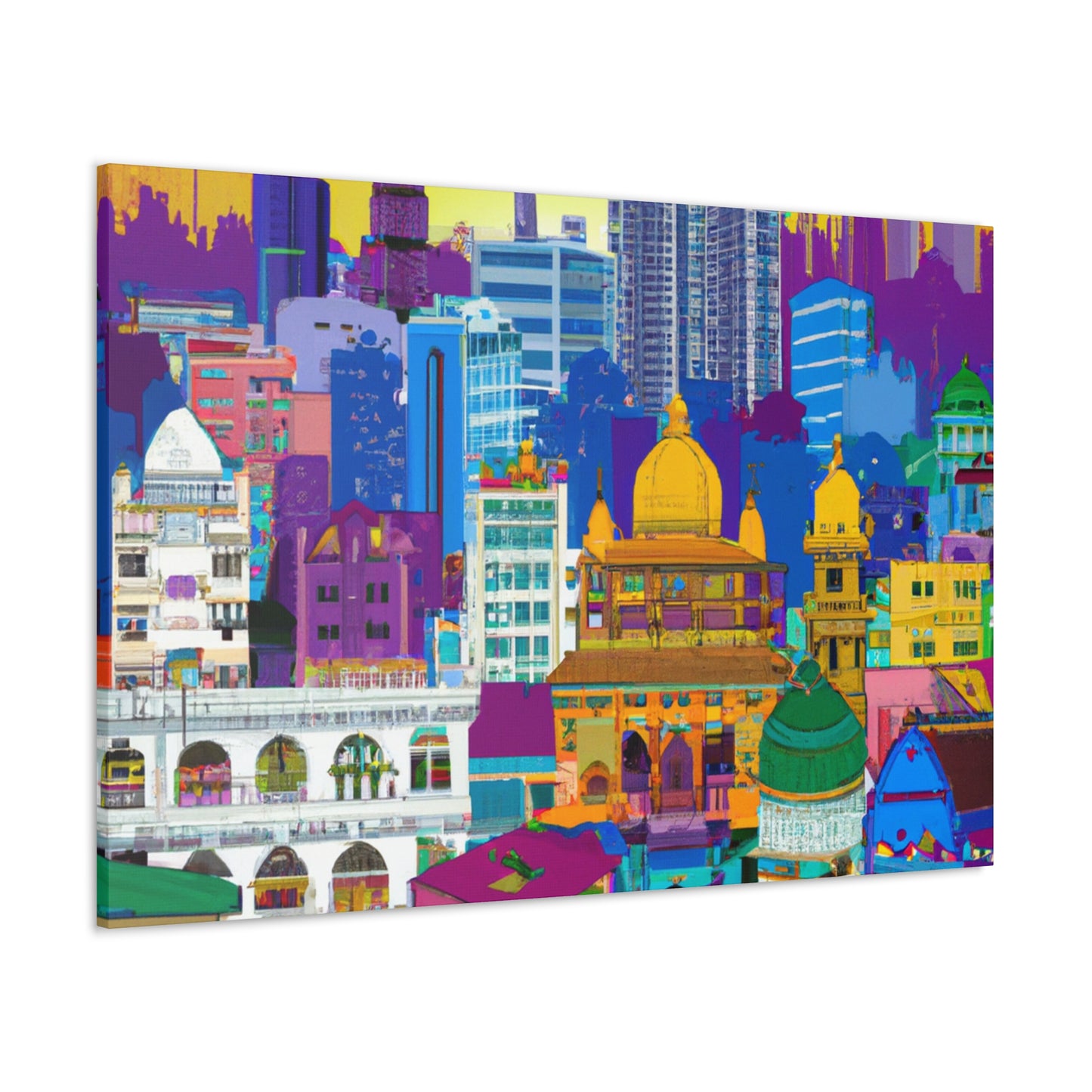 Taj Mahal - Destination India. - Canvas