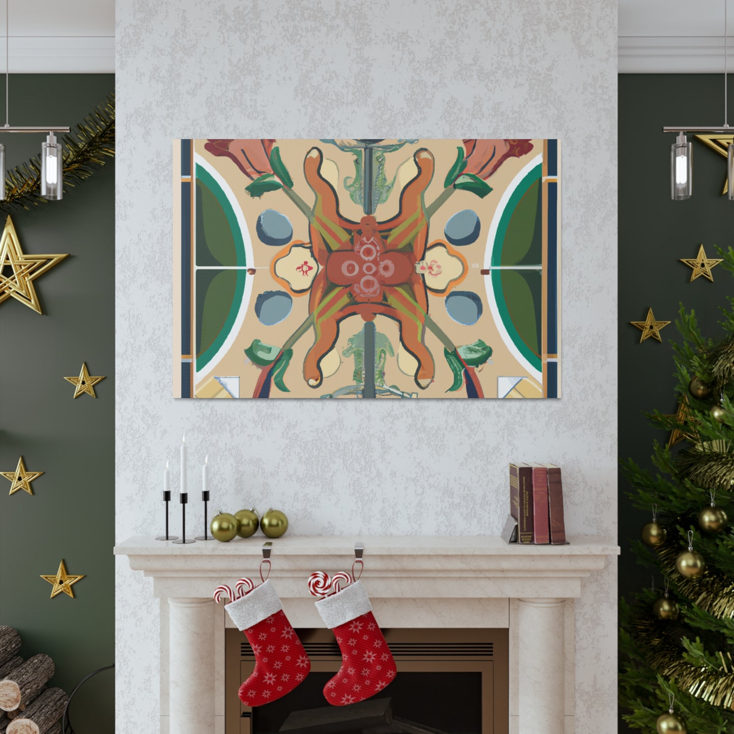 Victorian Star - Midcentury Canvas