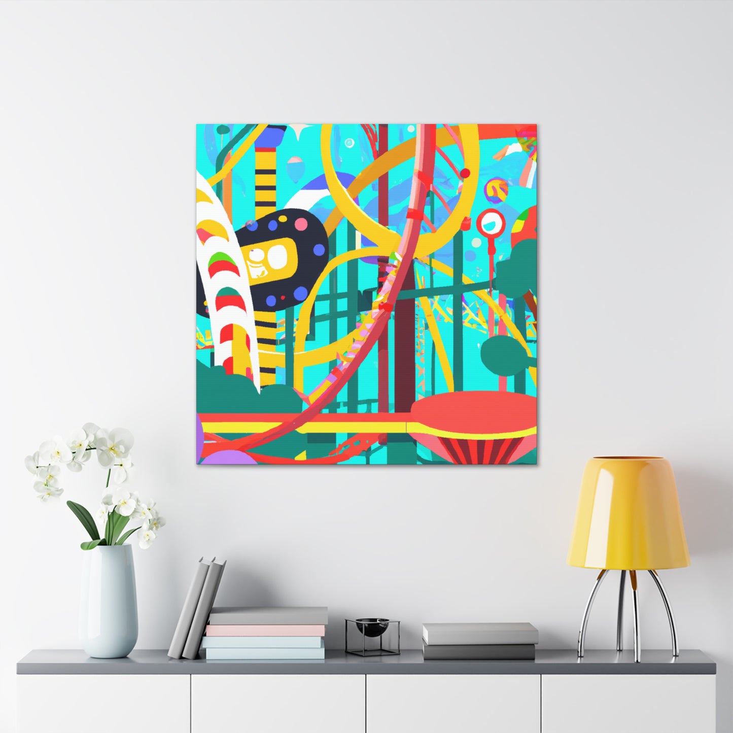 Funtastic Falls - Amusement - Canvas