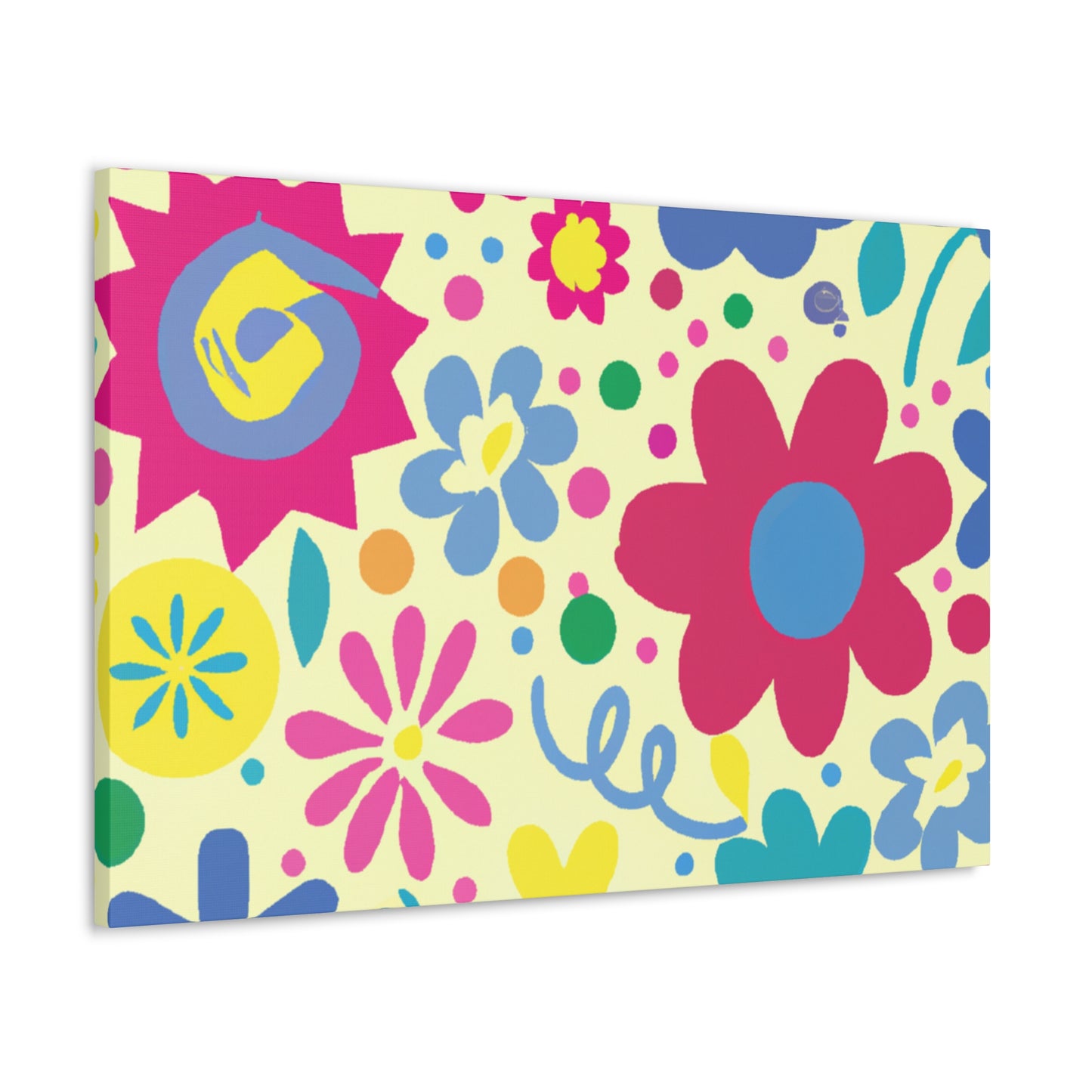 "Flower Symphony" - Floral Canvas