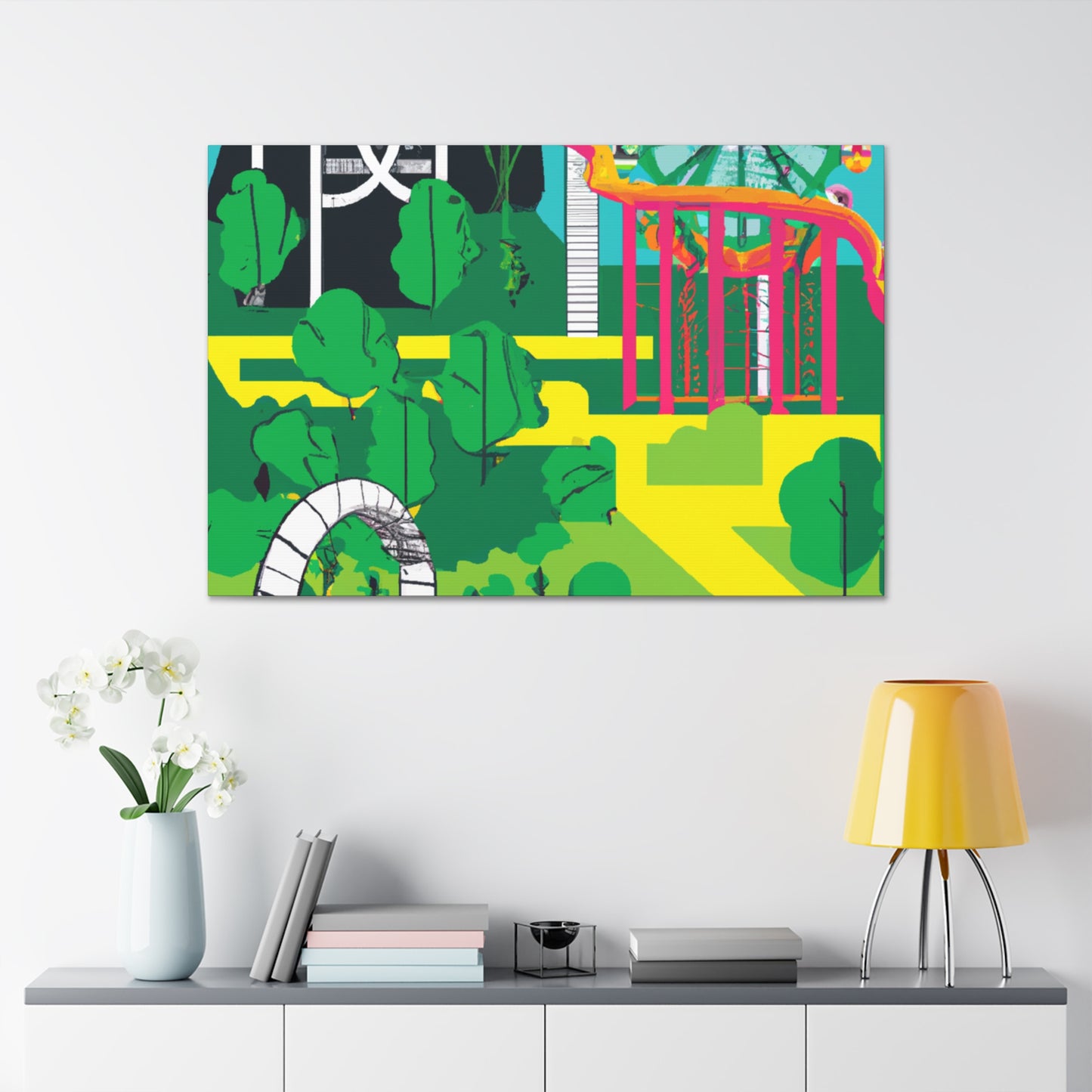 Glowgreen - Landscape - Amusement - Canvas